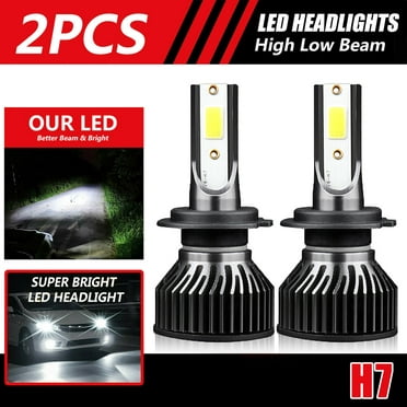 White LED Car Headlight Kit 72W 7600LM Low Beam Bulbs For 2000-2004 FORD Focus
